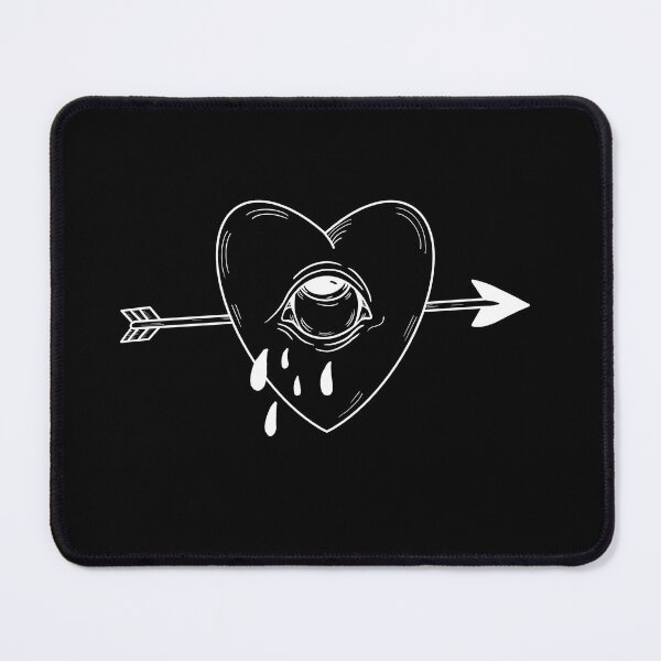 Item preview, Goth heart with arrow designed and sold by InkKountess.