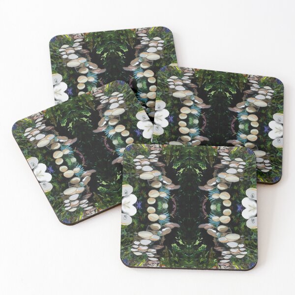 Item preview, Kaleidoscopic View: Rainforest Fairy Trail (Square) designed and sold by DragonDreamzzz.