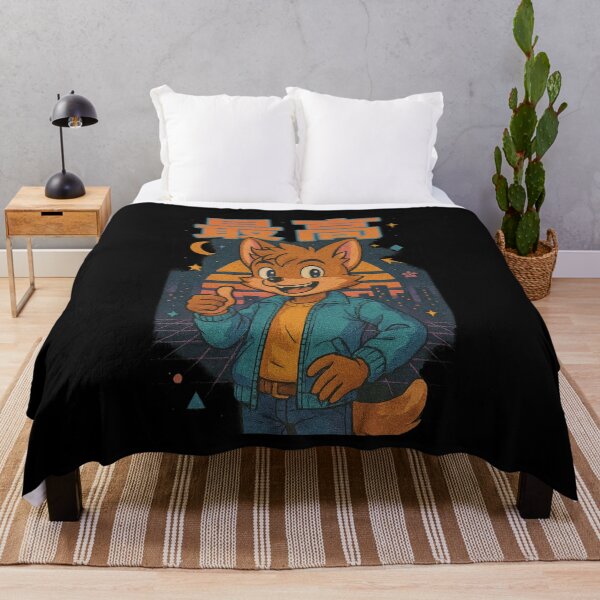 Item preview, Retro City Cat – Japanese 90s Urban Sunset Style designed and sold by Oni Zuka.