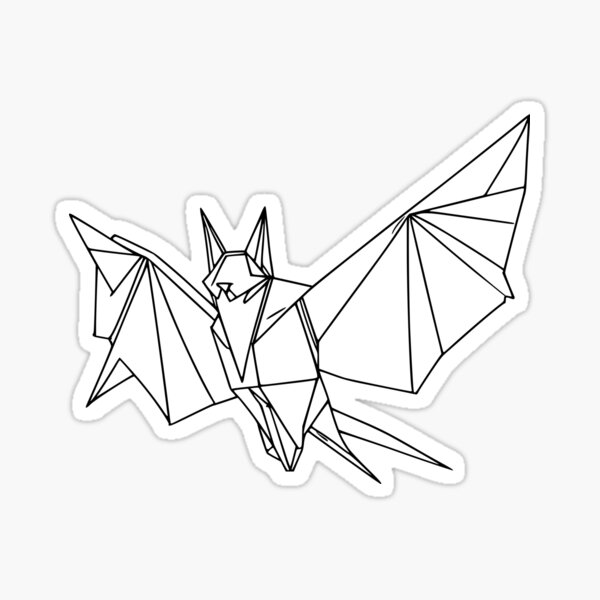 Artikel-Vorschau von Blade Runner Origami KI Fledermaus lustig, designt und verkauft von glooballcenter.