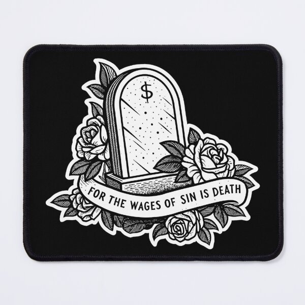 Item preview, Romans 6:23 For The Wages Of Sin Is Death designed and sold by plushism.