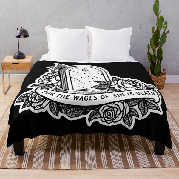Item preview, Romans 6:23 For The Wages Of Sin Is Death designed and sold by plushism.