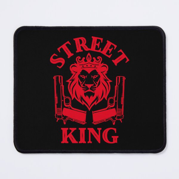 Item preview, Street King Lion – Crown & Pistols designed and sold by UNK-Fatigues.