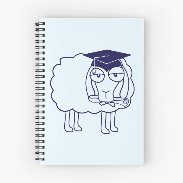 Item preview, Sheep High School Certificate College Graduation designed and sold by shirt-o-mat.