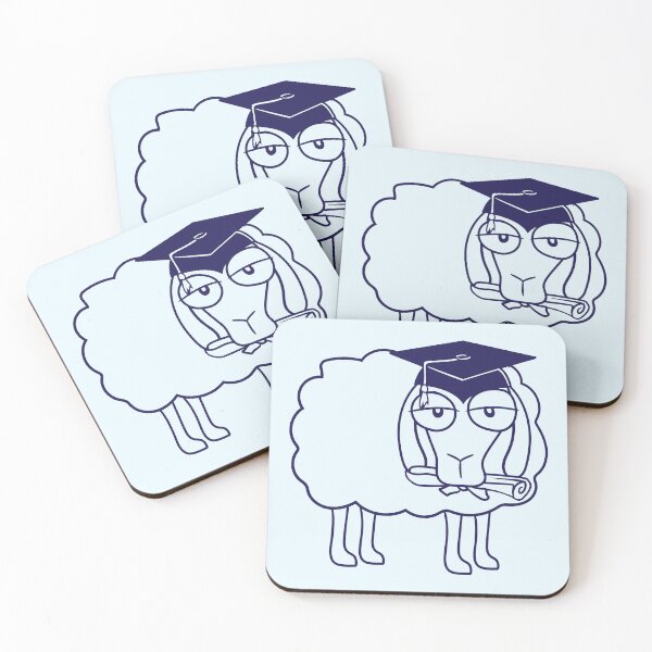 Item preview, Sheep High School Certificate College Graduation designed and sold by shirt-o-mat.
