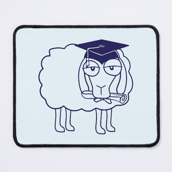 Item preview, Sheep High School Certificate College Graduation designed and sold by shirt-o-mat.