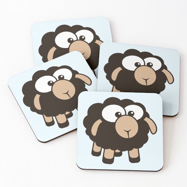 Item preview, Black Sheep Small Cute Cute Lamb Cool Comic Sweet designed and sold by shirt-o-mat.