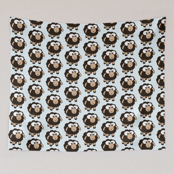 Item preview, Black Sheep Small Cute Cute Lamb Cool Comic Sweet designed and sold by shirt-o-mat.