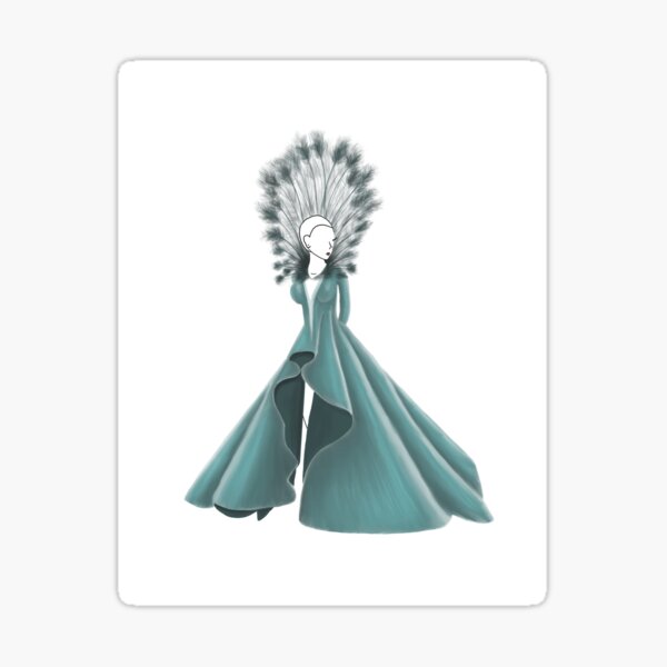 Item preview, Peacock Dress designed and sold by Jamesbard.