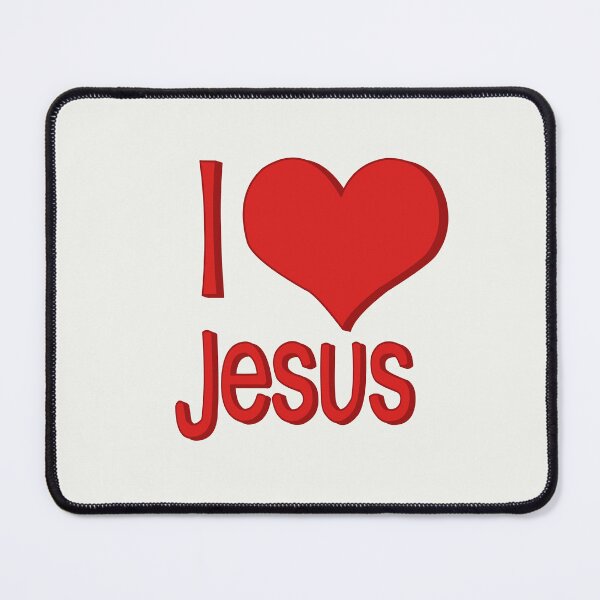 Item preview, i love Jesus white designed and sold by ZiphGames.