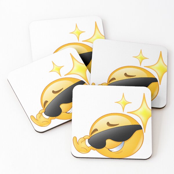 Item preview, Smiling Emoji with Sunglasses and Sparkles designed and sold by mimouna00.