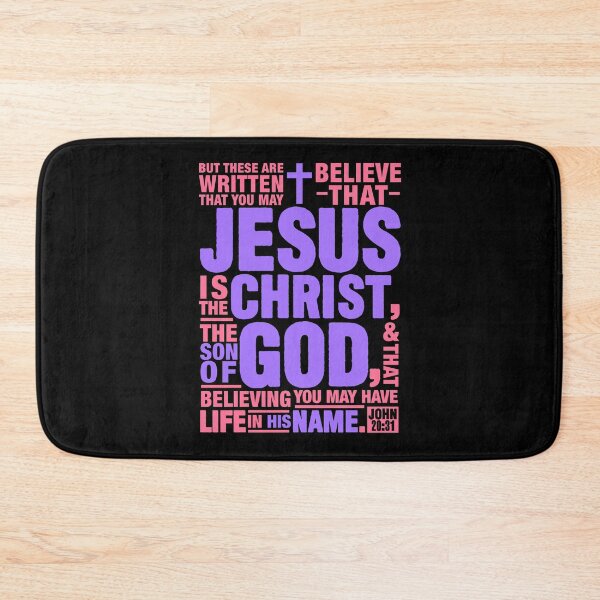 Item preview, John 20:31 Jesus Is The Christ The Son Of God designed and sold by plushism.