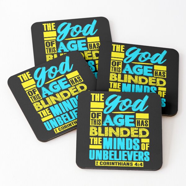 Item preview, 2 Corinthians 4:4 The god Of This Age Has Blinded The Minds Of Unbelievers designed and sold by plushism.