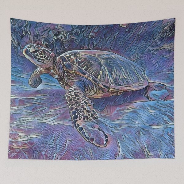 Item preview, Honu Sees You (Color Splash) designed and sold by Scurvy Dawg Design.