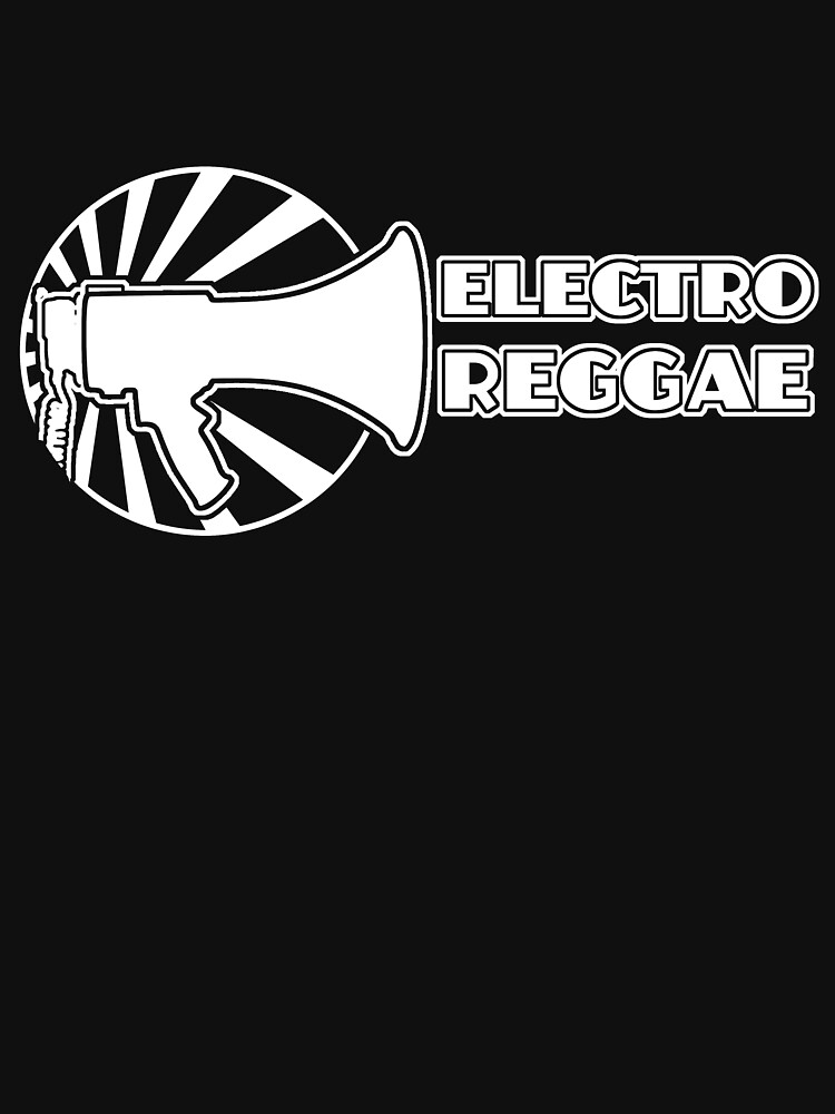 Thumbnail 7 of 7, Classic T-Shirt, Electro Reggae Logo - White designed and sold by mczulu.
