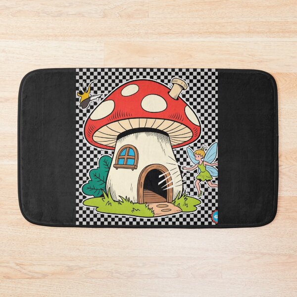 Item preview, Mushroom House Drama – Fairy Eviction Comic Style Sticker designed and sold by MindsInBloom.