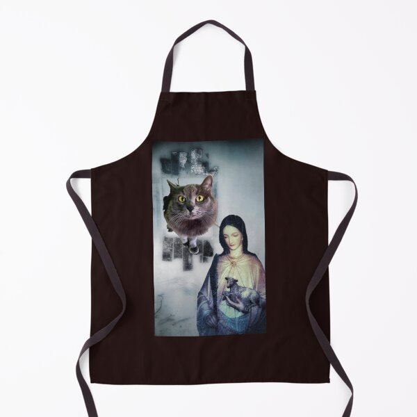 Item preview, St Agnes with cat emerging through mysterious portal designed and sold by Super-Pinhead.