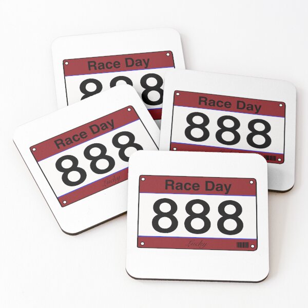 Item preview, Lucky Race Bib 888 designed and sold by Laura Wong.