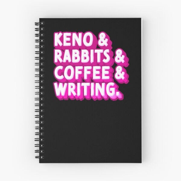 Item preview, Keno & Rabbits & Coffee & Writing designed and sold by jazzydevil.
