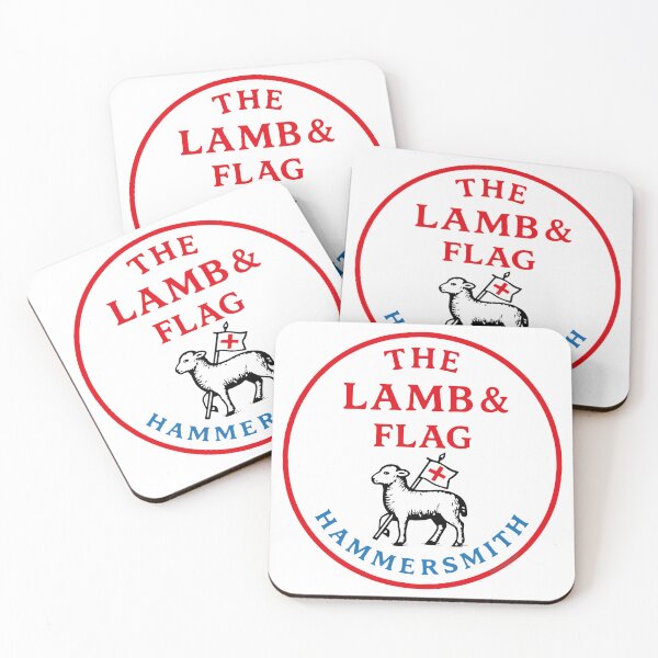 Item preview, The Lamb & Flag Pub Hammersmith Bottoms up! Red version designed and sold by ZEDorDEAD.