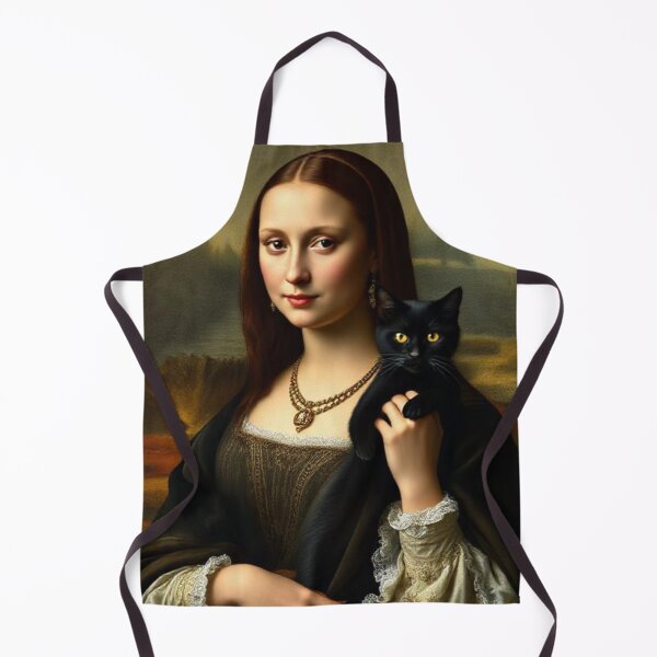 Item preview, Noblewoman with Black Cat – Old Master Style designed and sold by Yas_oma.