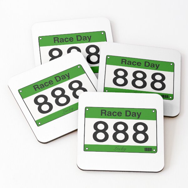 Item preview, Lucky Race Bib 888 designed and sold by Laura Wong.