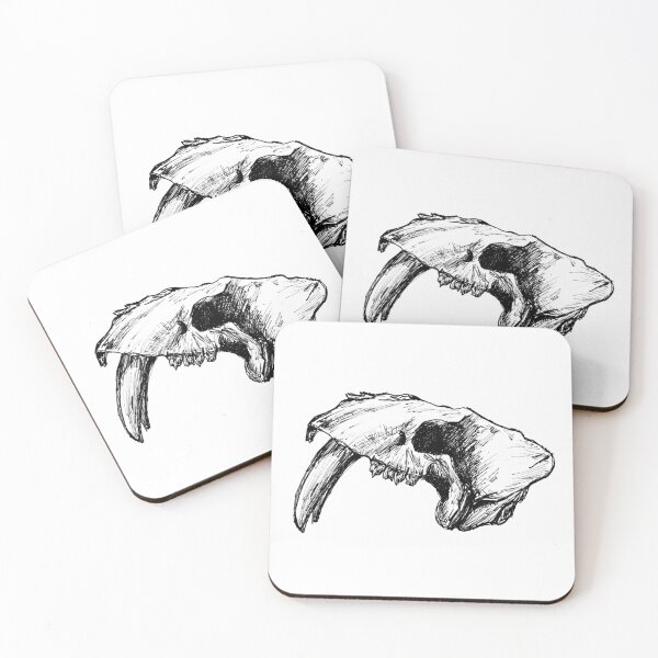 Item preview, Saber-tooth Tiger skull designed and sold by ArtbyShayne4u8.