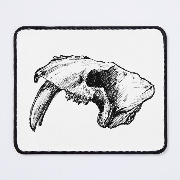 Item preview, Saber-tooth Tiger skull designed and sold by ArtbyShayne4u8.