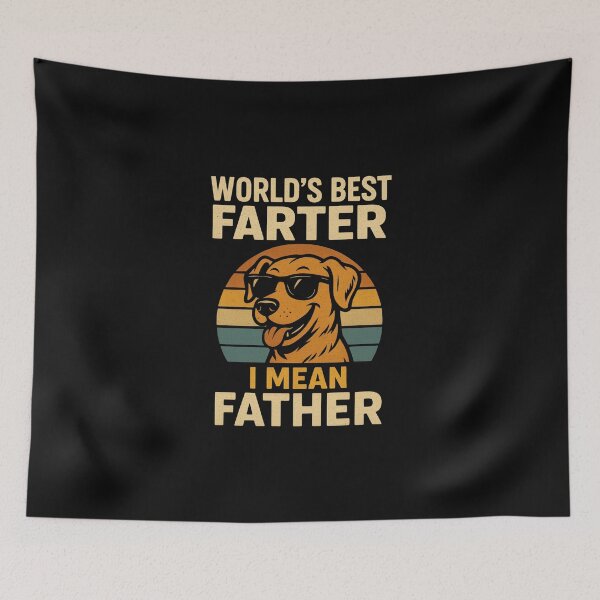 Item preview, World’s Best Farter I Mean Father Funny Dad Joke  designed and sold by Alex Songs.