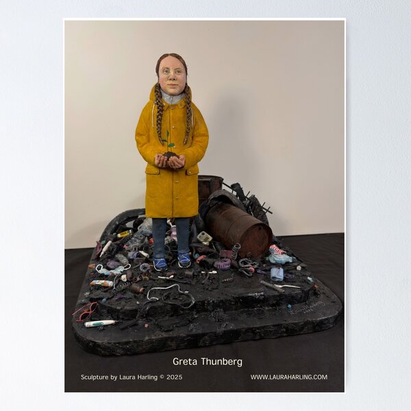 Item preview, Greta Thunberg designed and sold by LAURAHARLING.COM.