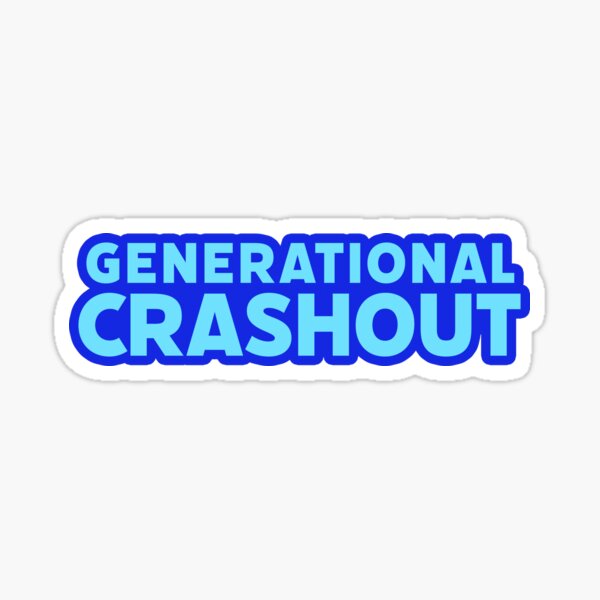 Item preview, Generational Crashout in Blue designed and sold by luv-fi.