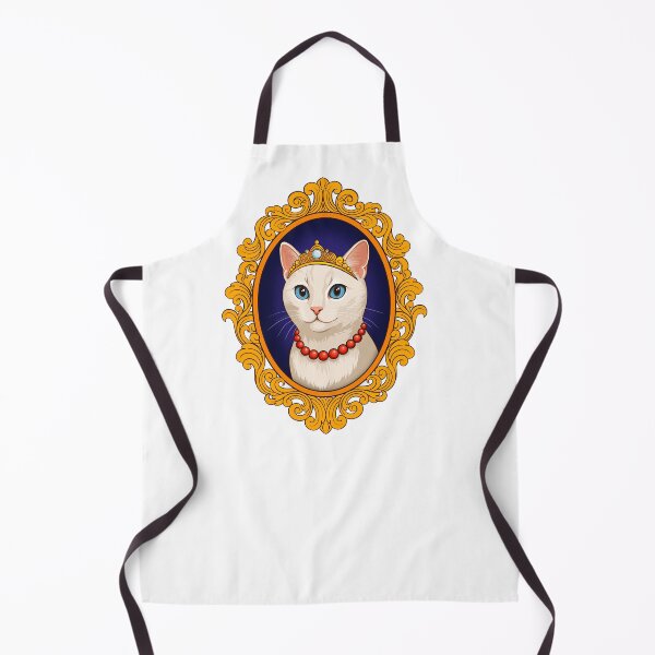 Item preview, Elegant White Cat – Queen Cat designed and sold by PolinaMirralisa.