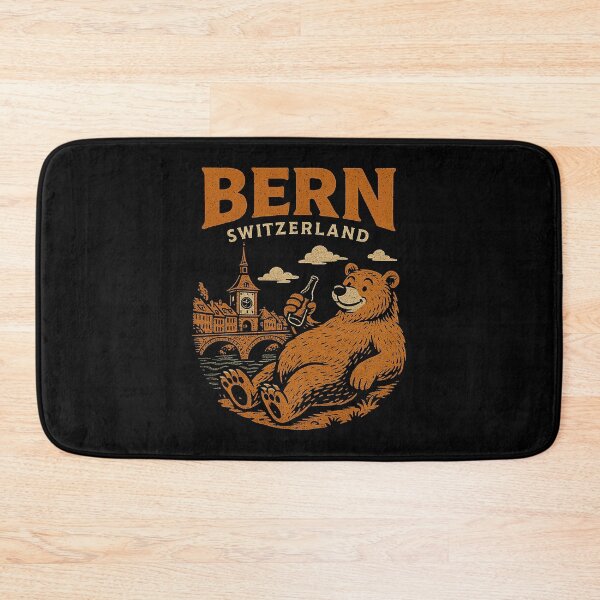Item preview, Bern Switzerland Relaxed Bear By Aare designed and sold by zzz888.