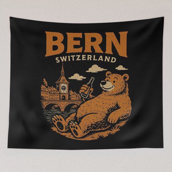 Item preview, Bern Switzerland Relaxed Bear By Aare designed and sold by zzz888.