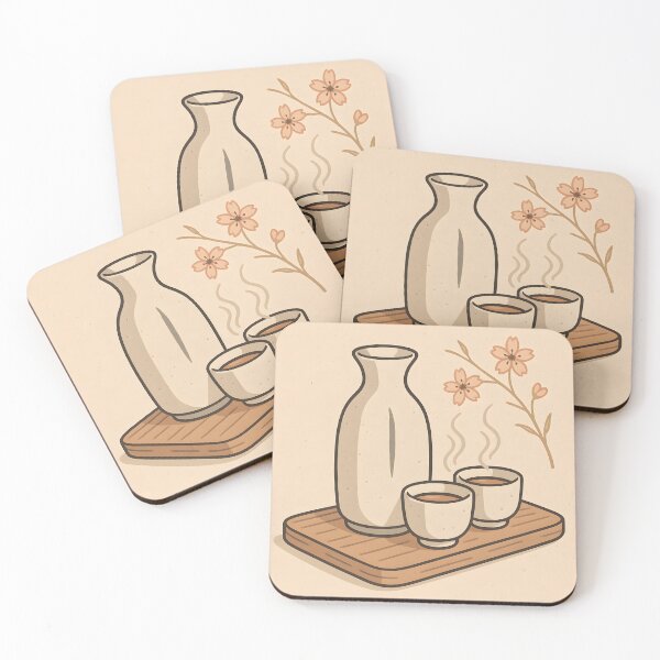 Item preview, Elegant Japanese Sake Set  designed and sold by LoveLabDesign.