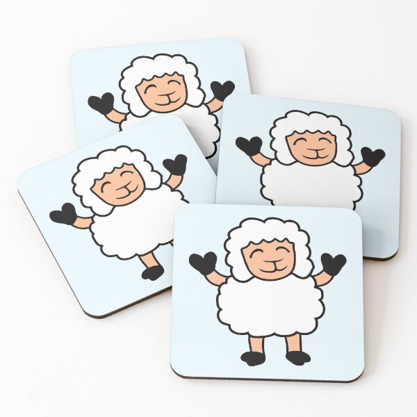 Item preview, Sheep Baby Standing Cute Cute Lamb Child Happy Fun designed and sold by shirt-o-mat.