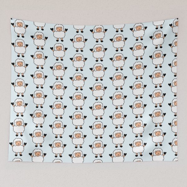 Item preview, Sheep Baby Standing Cute Cute Lamb Child Happy Fun designed and sold by shirt-o-mat.