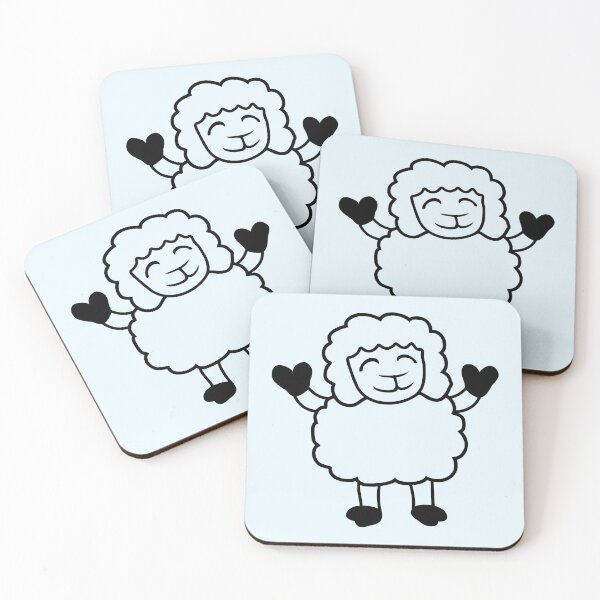 Item preview, Sheep Baby Standing Cute Cute Lamb Child Happy Fun designed and sold by shirt-o-mat.