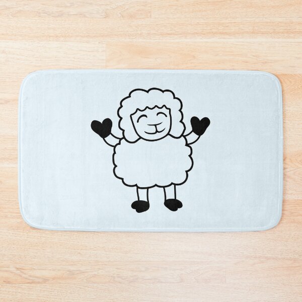 Item preview, Sheep Baby Standing Cute Cute Lamb Child Happy Fun designed and sold by shirt-o-mat.