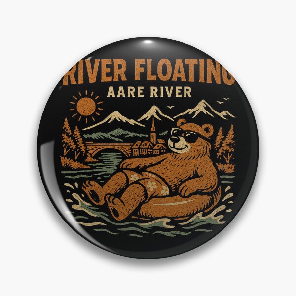 Item preview, Bern Switzerland Aare River Floating Bear designed and sold by zzz888.