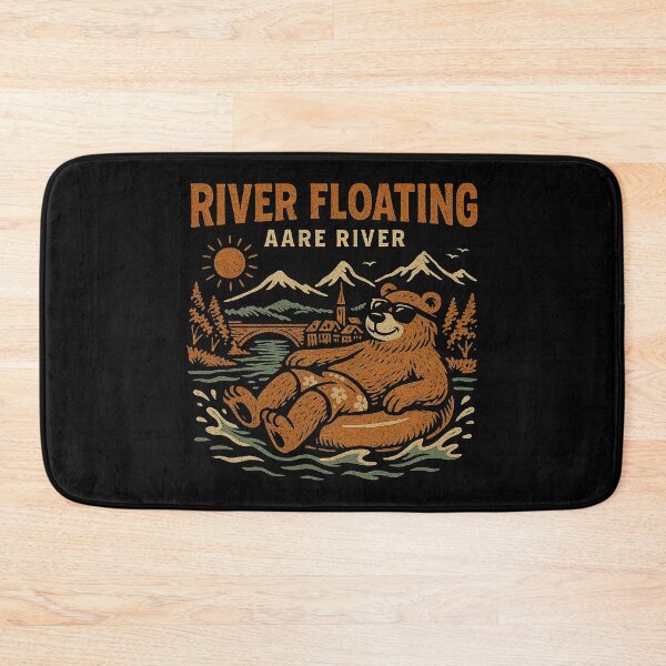 Item preview, Bern Switzerland Aare River Floating Bear designed and sold by zzz888.