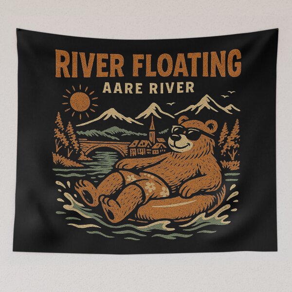 Item preview, Bern Switzerland Aare River Floating Bear designed and sold by zzz888.