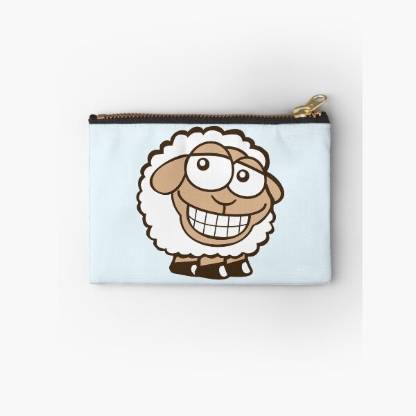 Item preview, Sheep Grin Looks Stupid Cheeky Smile Happy Funny designed and sold by shirt-o-mat.
