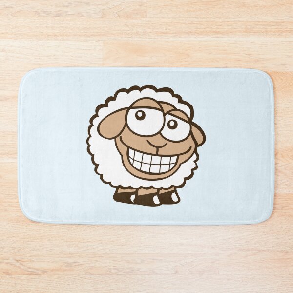 Item preview, Sheep Grin Looks Stupid Cheeky Smile Happy Funny designed and sold by shirt-o-mat.