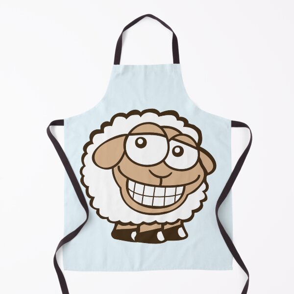 Item preview, Sheep Grin Looks Stupid Cheeky Smile Happy Funny designed and sold by shirt-o-mat.