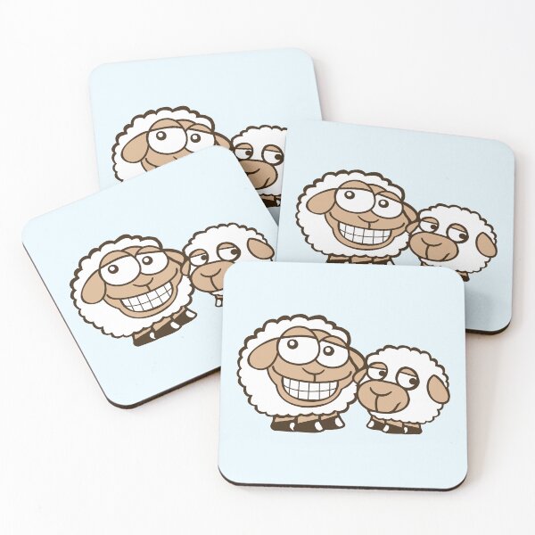 Item preview, 2 Sheep Friends Team Dad Family Baby Mom Child Fun designed and sold by shirt-o-mat.