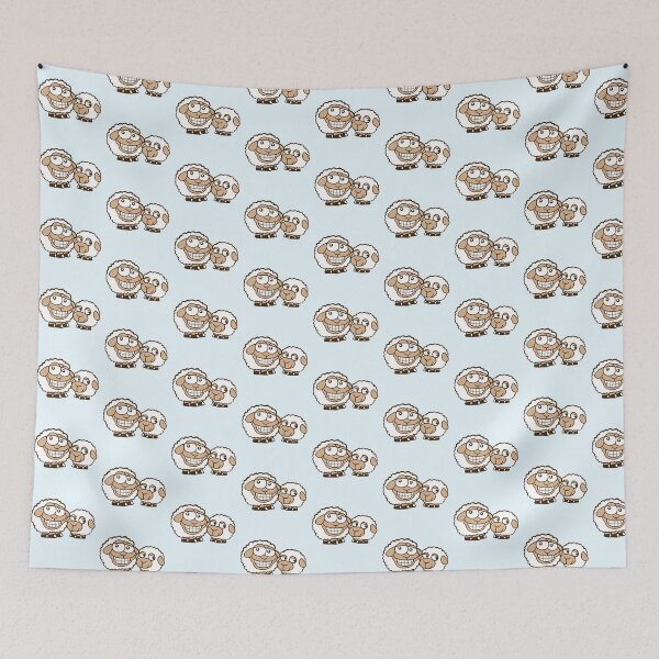 Item preview, 2 Sheep Friends Team Dad Family Baby Mom Child Fun designed and sold by shirt-o-mat.