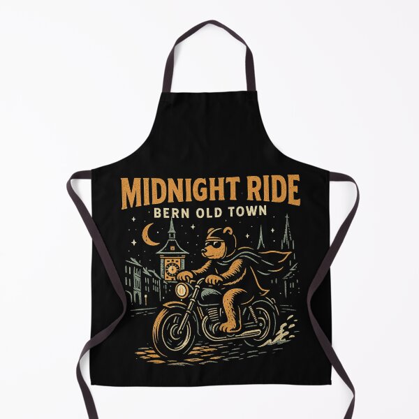 Item preview, Bern Old Town Midnight Ride Biker Bear designed and sold by zzz888.