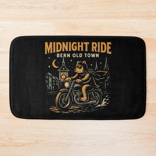 Item preview, Bern Old Town Midnight Ride Biker Bear designed and sold by zzz888.