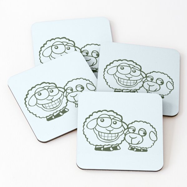 Item preview, 2 Sheep Friends Team Dad Family Baby Mom Child Fun designed and sold by shirt-o-mat.